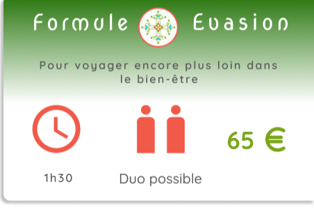 cartes formule évasion 1h30 65€