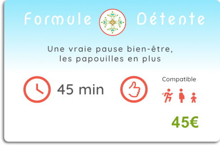flottaison detente 45mn carte de formule "Evasion", d'une durée de 1h, compatible sportif, femme enceinte, enfants